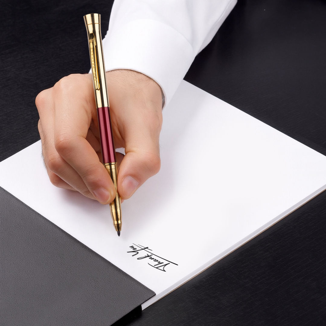 Garland® Monogram Custom Empire Felt Tip Pen - Gold Accent 3