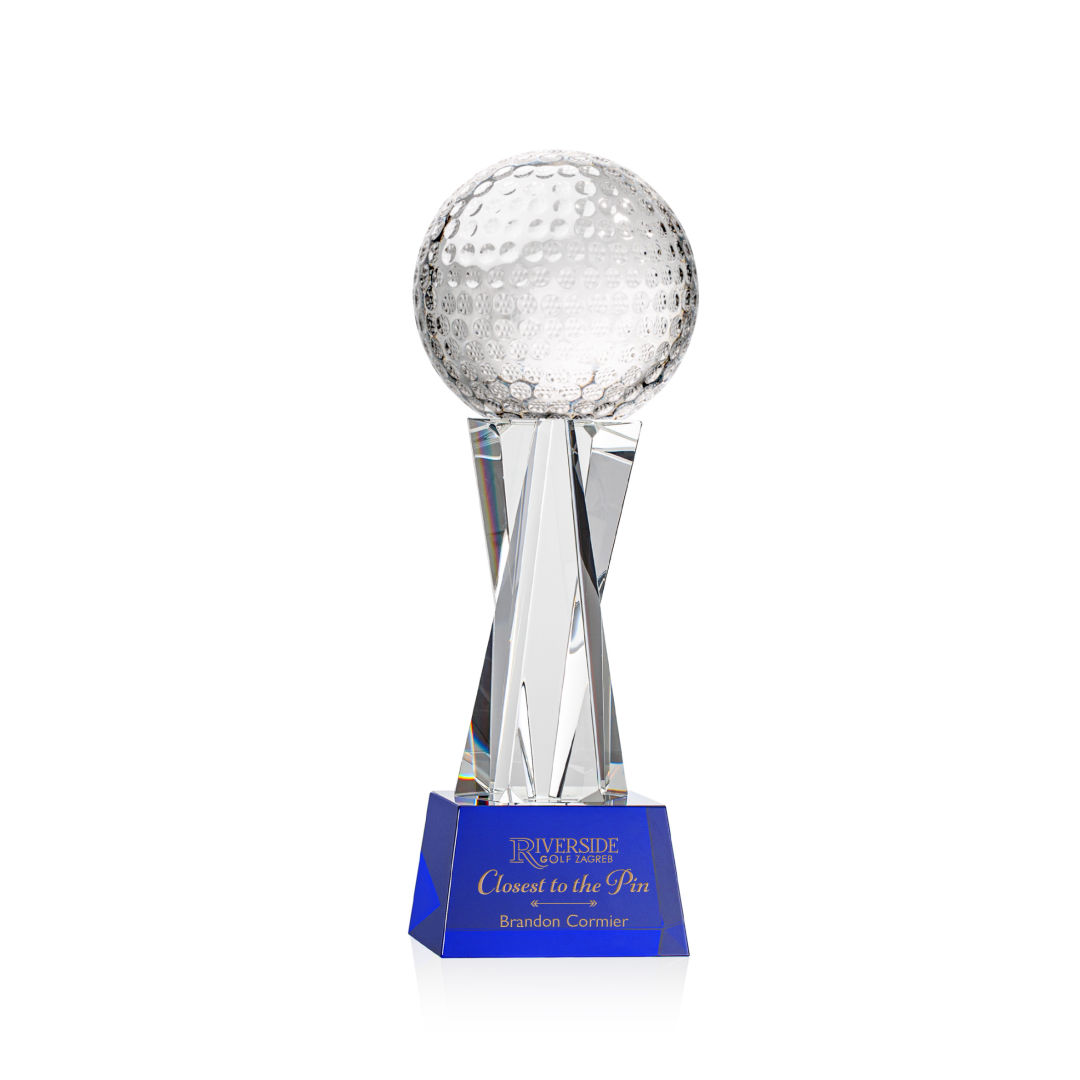 Golf Ball Award on Grafton Base - Blue 5