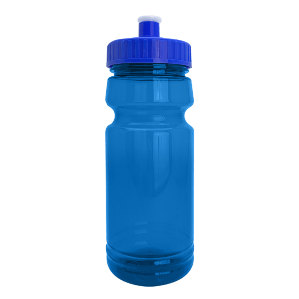 Cycle 24oz Recycled Transparent Bike Bottle w/Push-Pull Lid 9