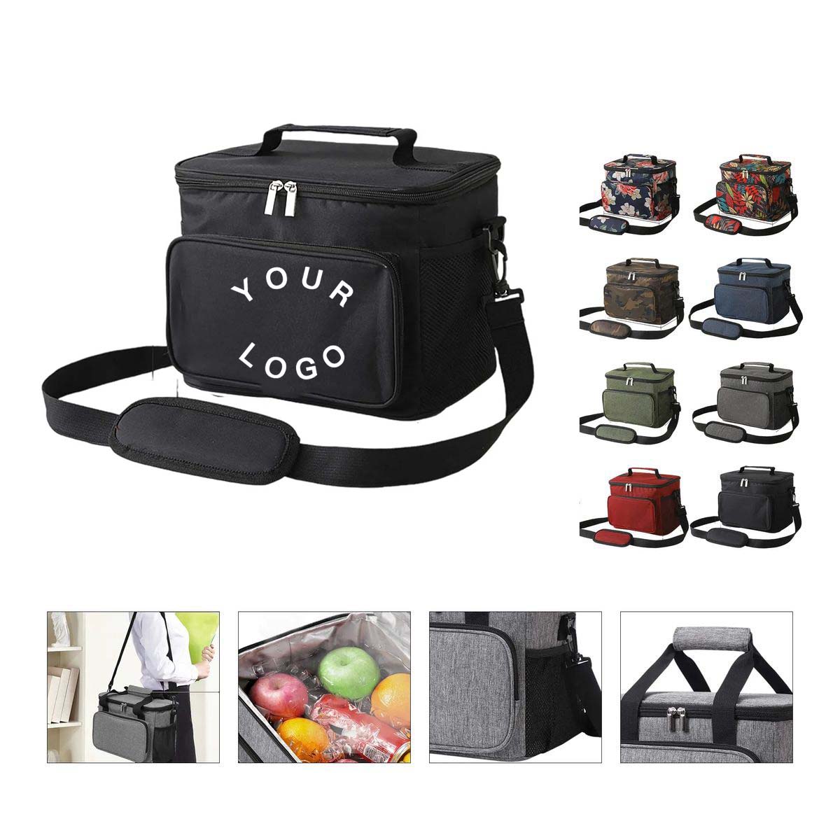 10L Portable Food Cooler Bag with Handle for Outdoors 7