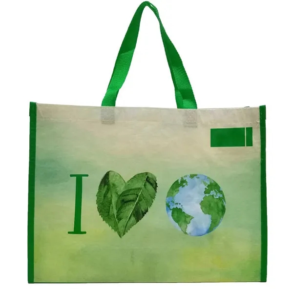 Reusable RPET Laminated Grocery Shopping bag 4