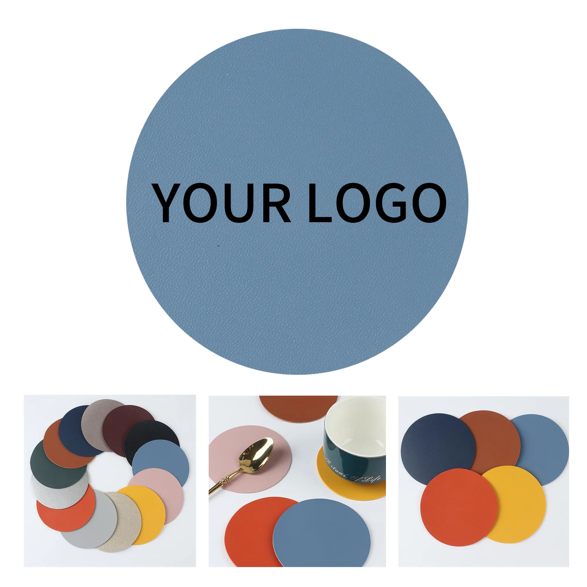 3.5 Inch Pulpboard Paper Coaster 7