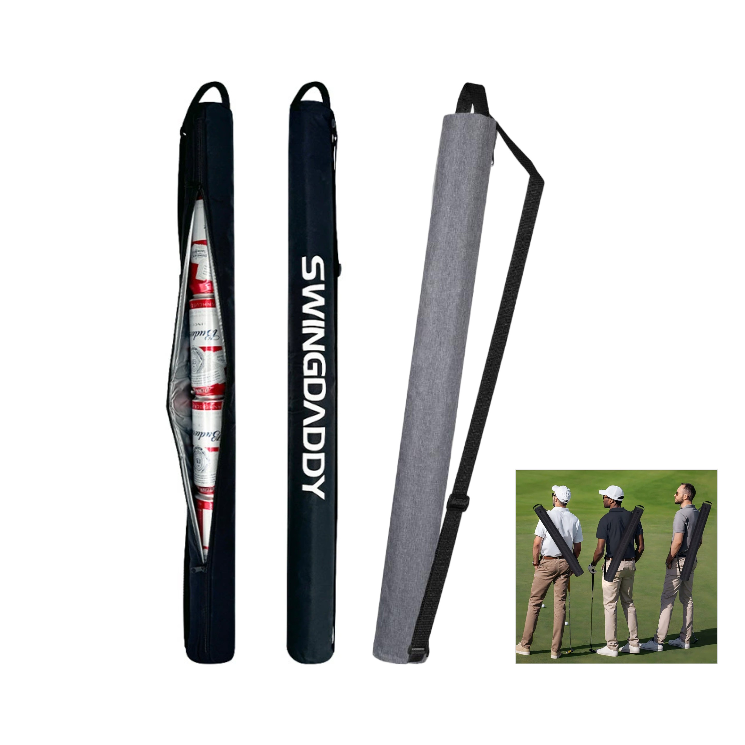 Beer Sleeve Golf Cooler Bag - Ocean 3