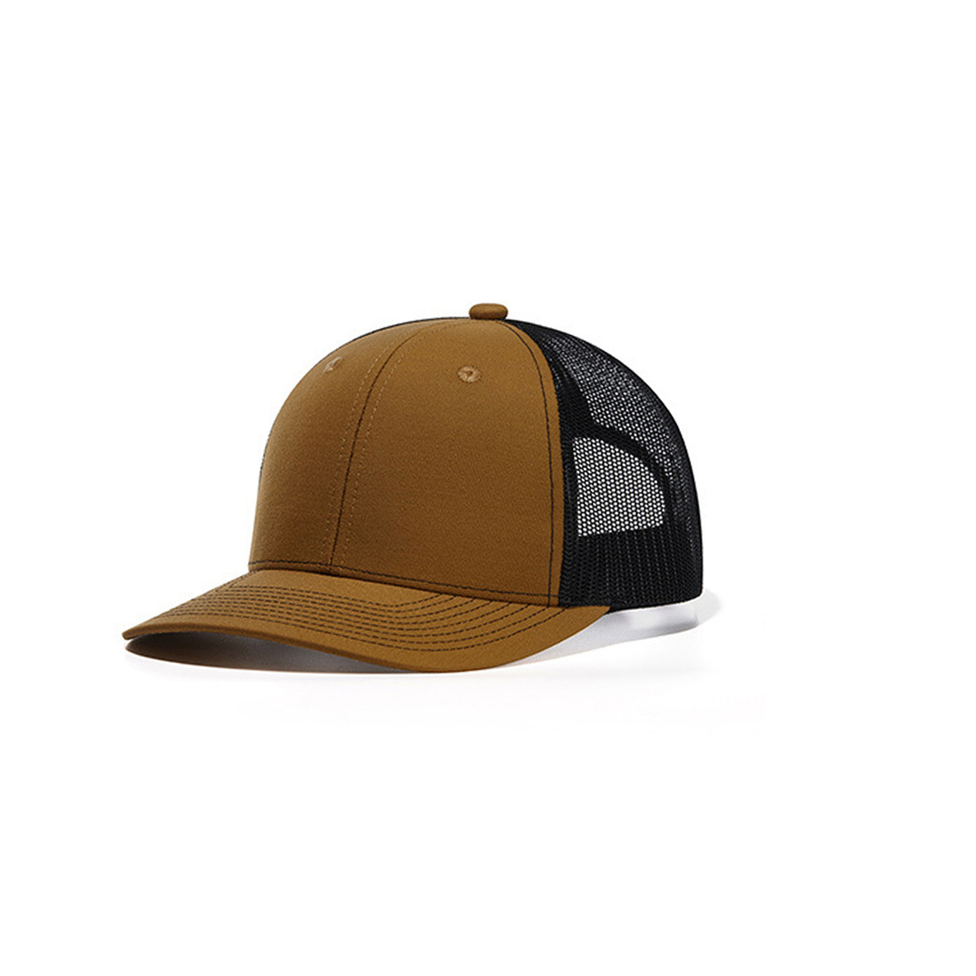 Brushed Cotton Mesh Trucker Cap Adjustable Fit 27