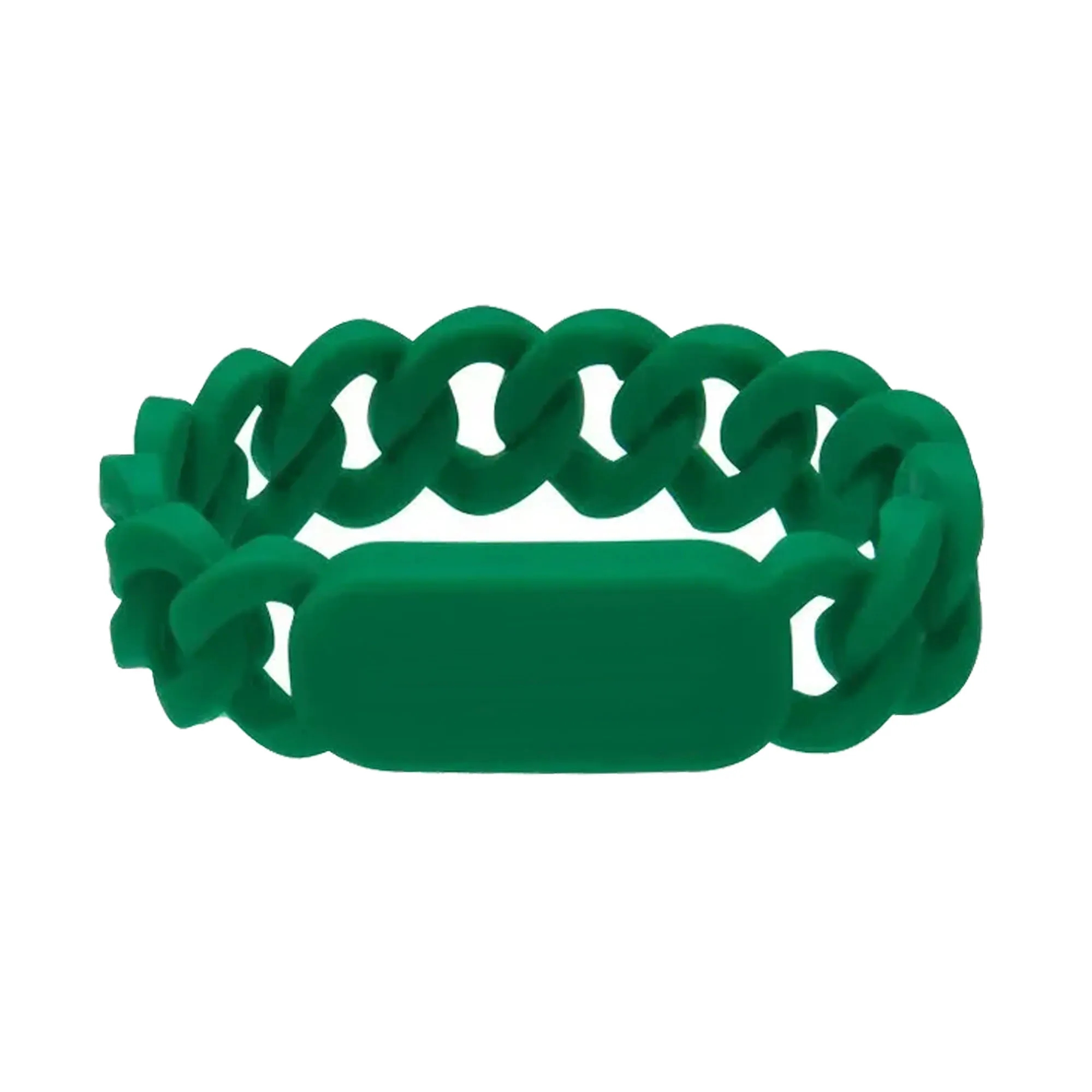 Silicone Chain Link Twist Band Bracelet 4