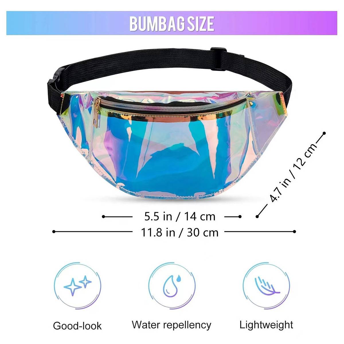 Ladies Pvc Crossbody Bag Laser 5