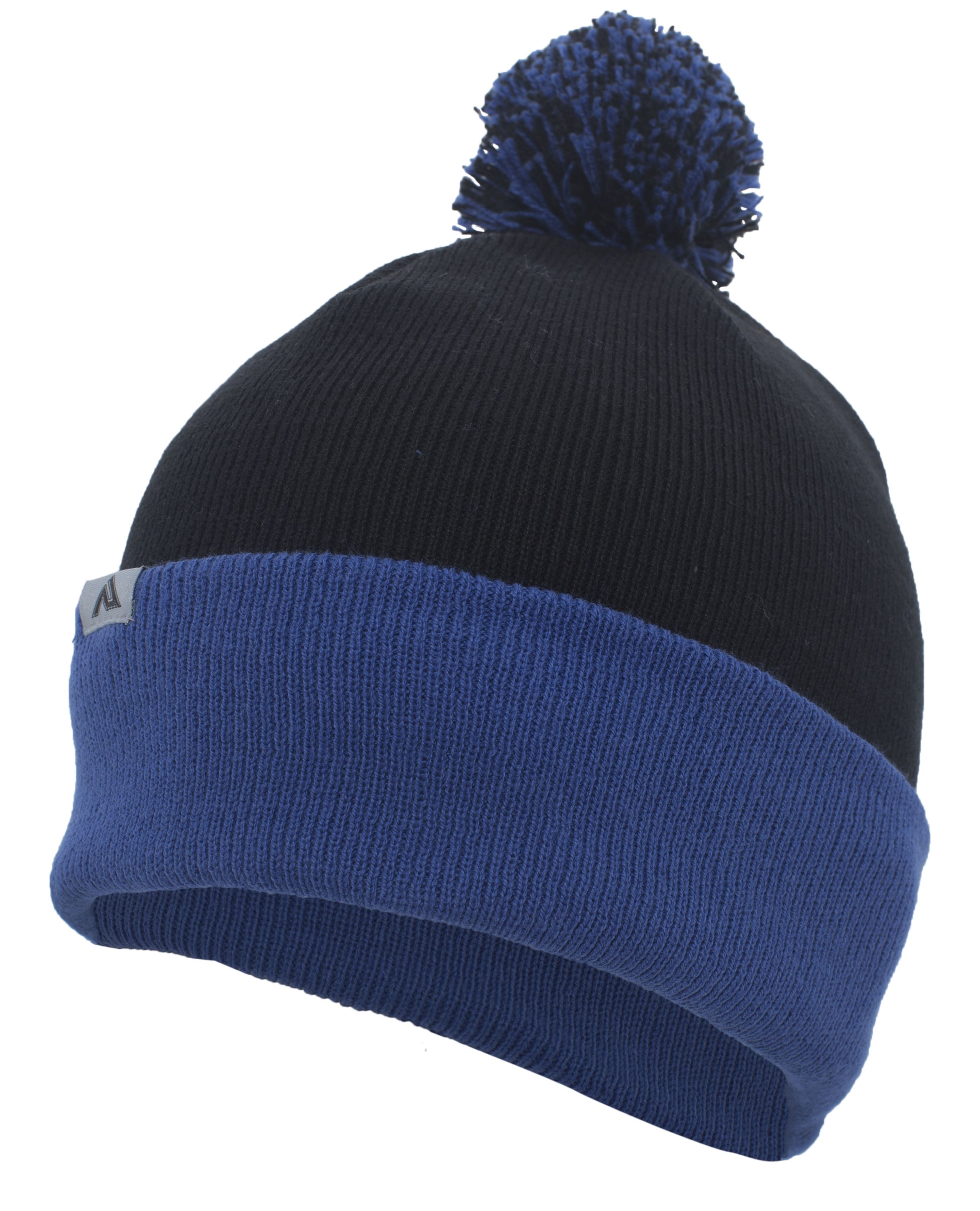 Knit Fold Over Pom-Pom Beanie 15
