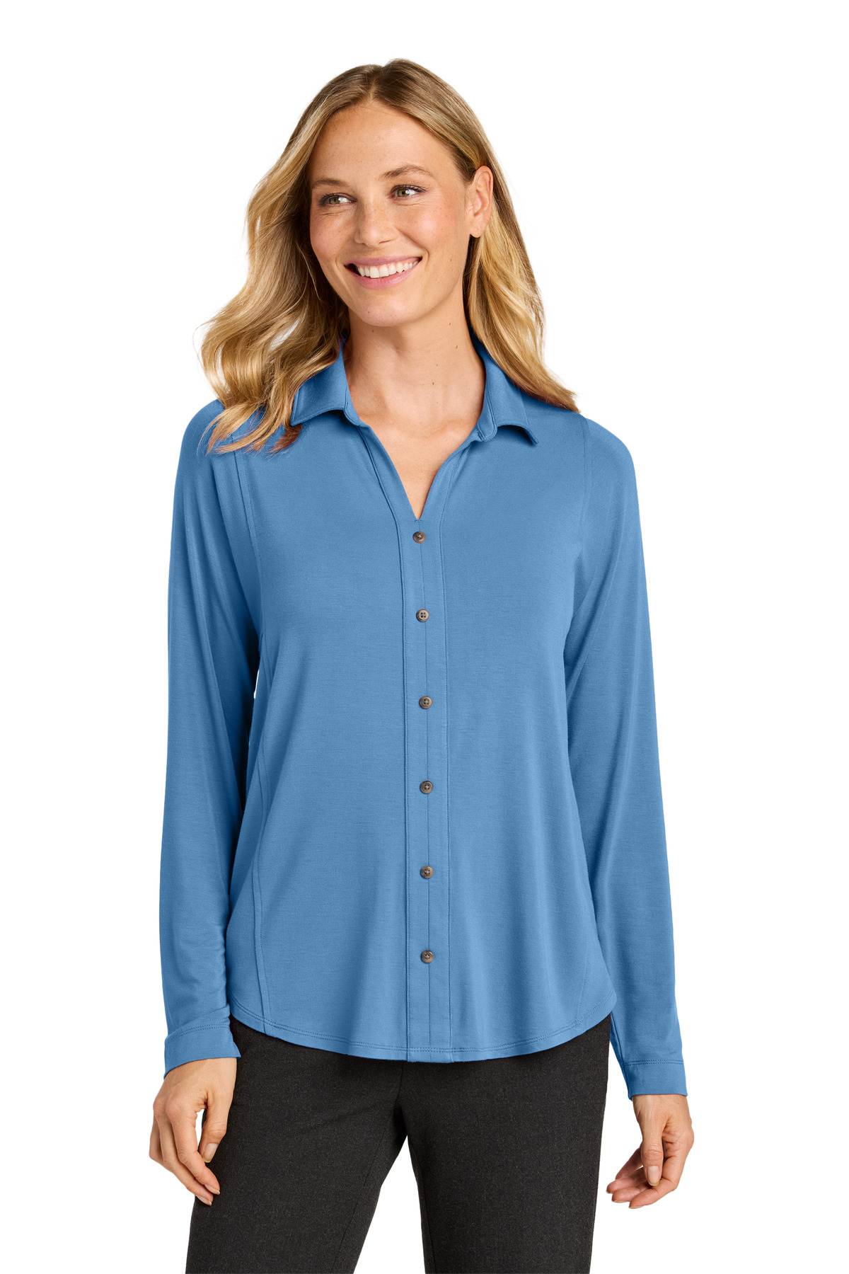 Women's Luxe Knit Button Tunic