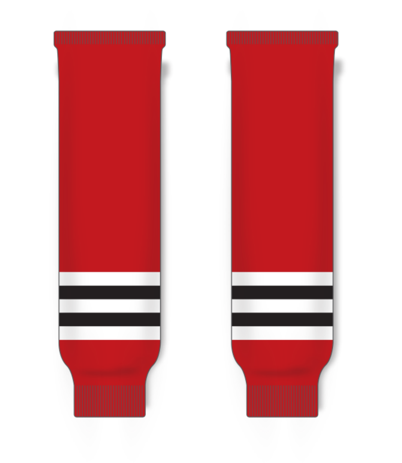 Knitted Striped Hockey Socks HS630-G207 3