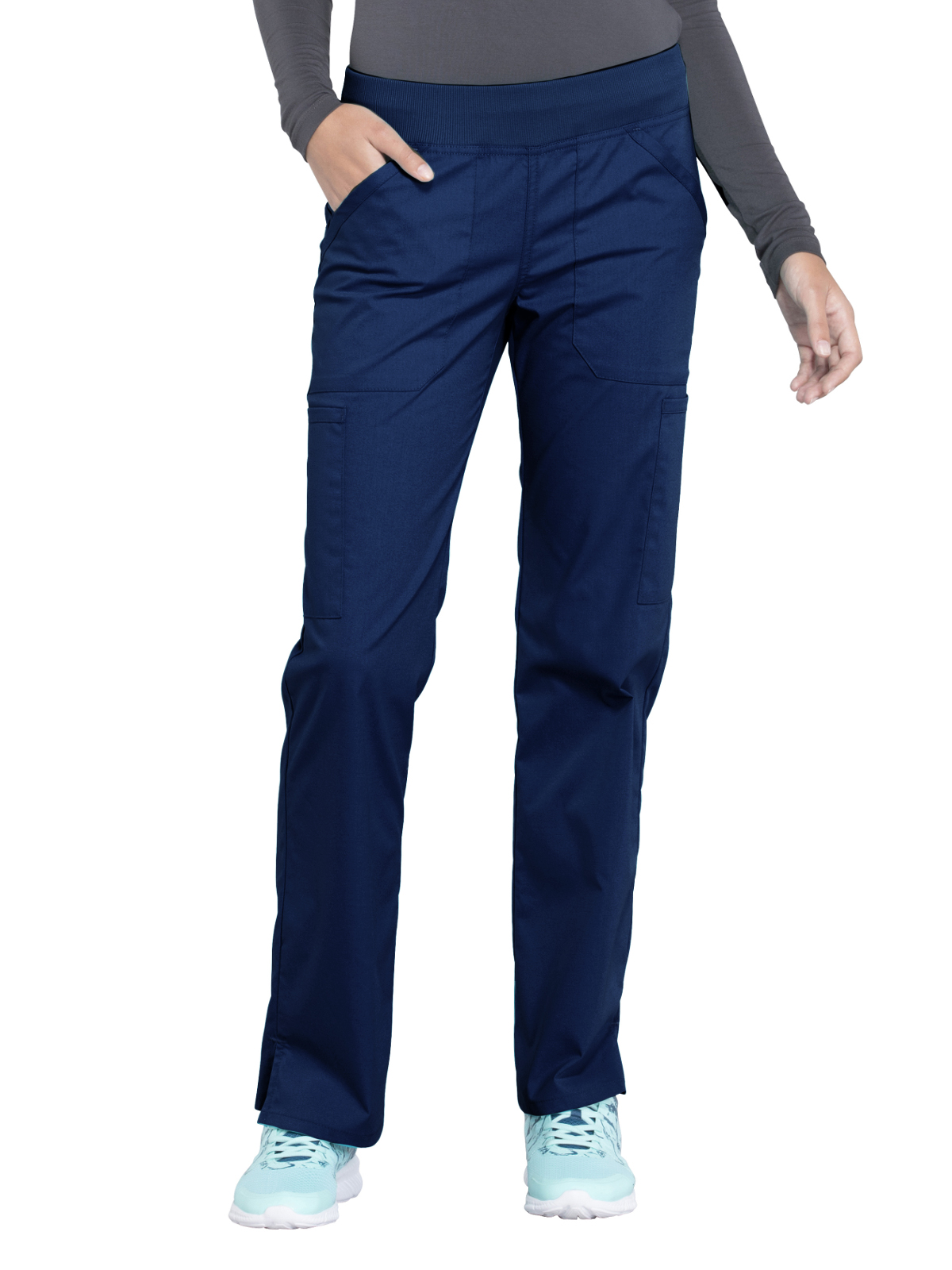 Cherokee - Workwear Professionals - Mid Rise Straight Leg Pull-on Cargo Pant 46