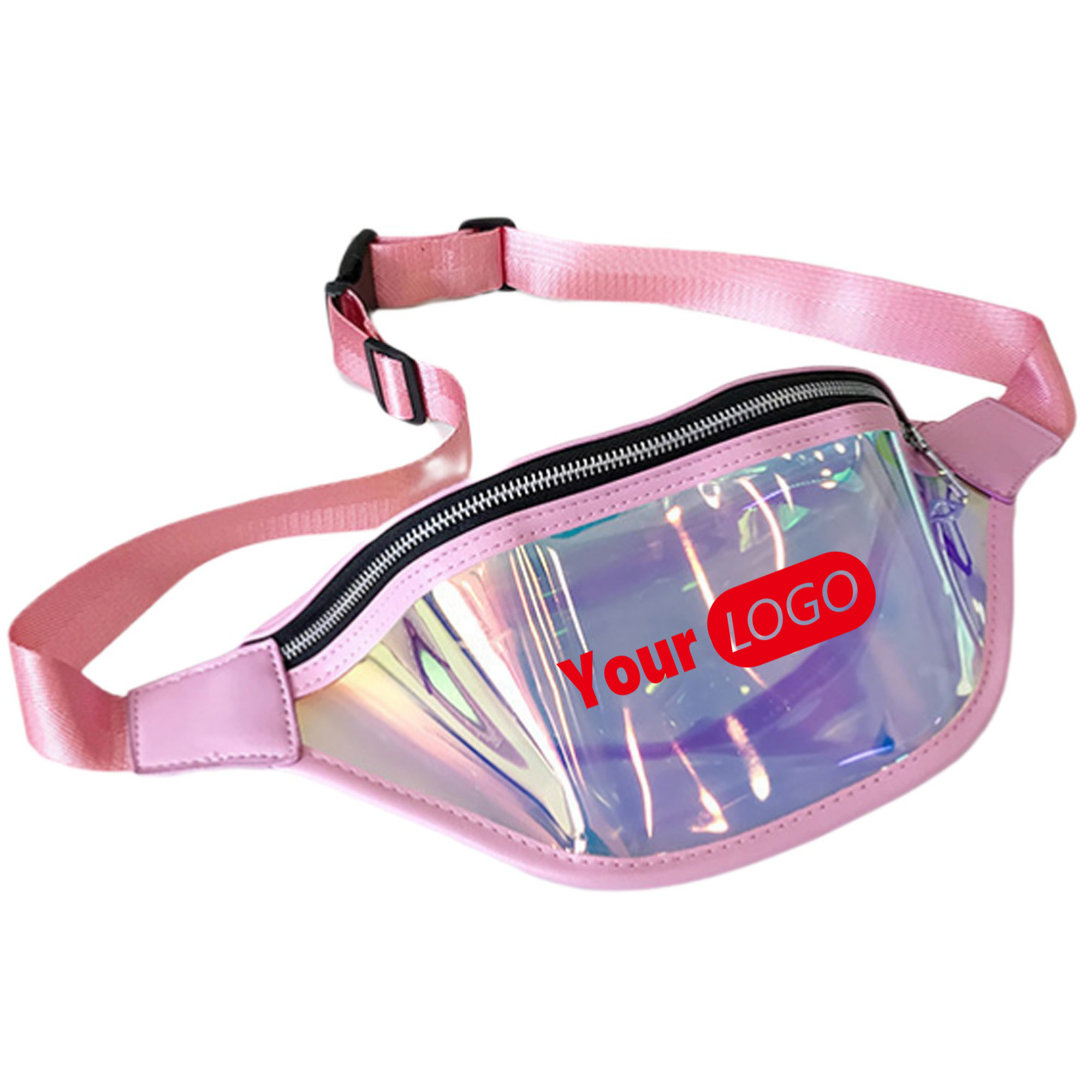 Clear PVC Zipper Waist Pack Bag 2