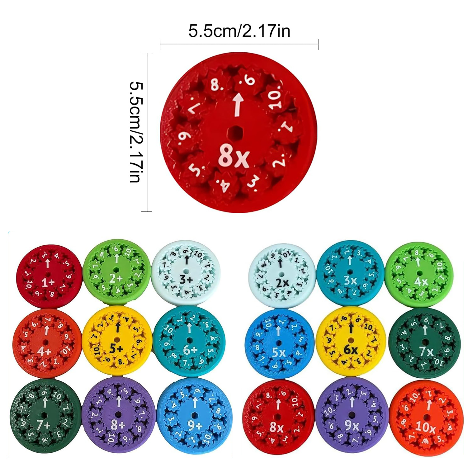 Math Fact Fidget Spinners 4