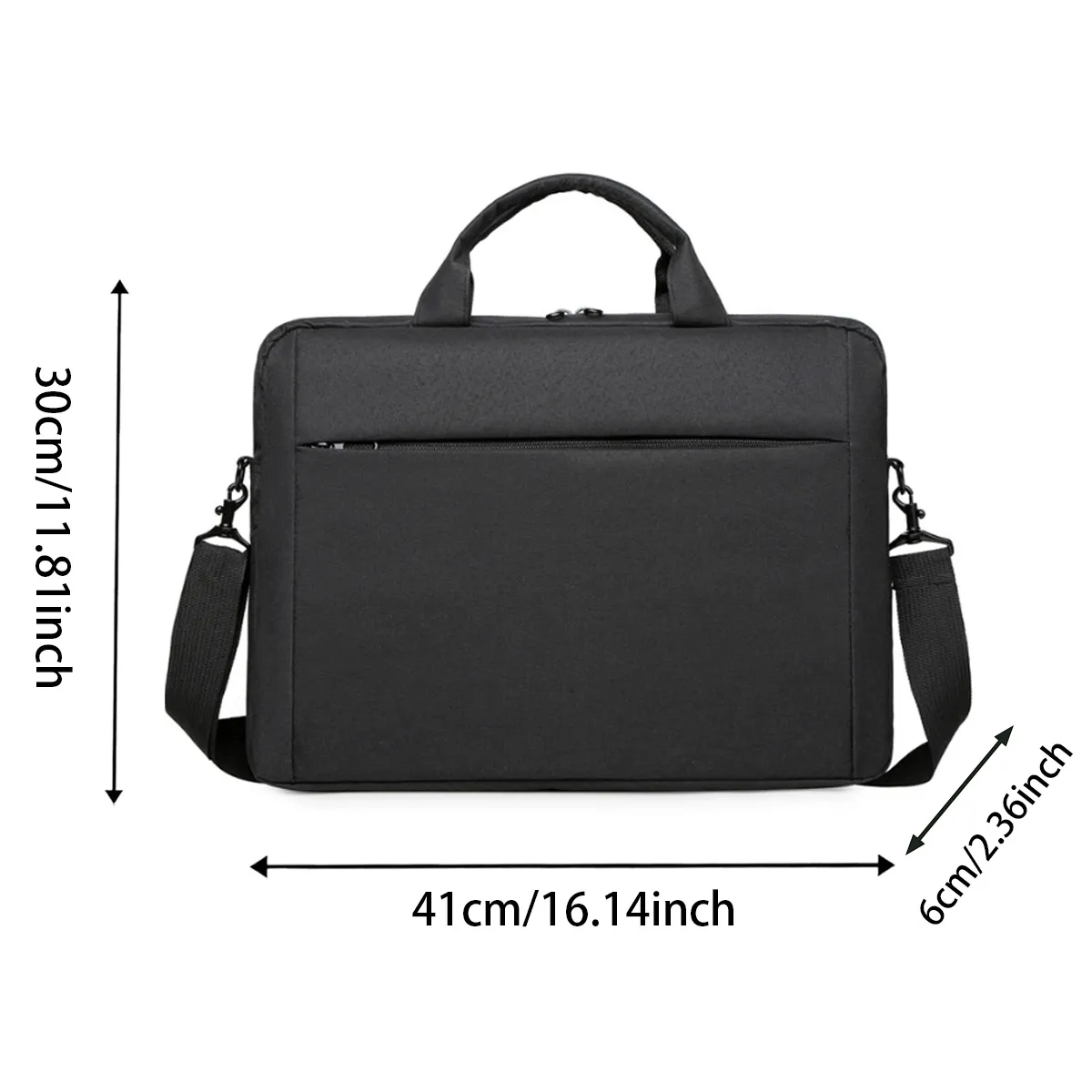 15.6" Laptop Briefcase With Luggage Trolley Sleeve Office 7