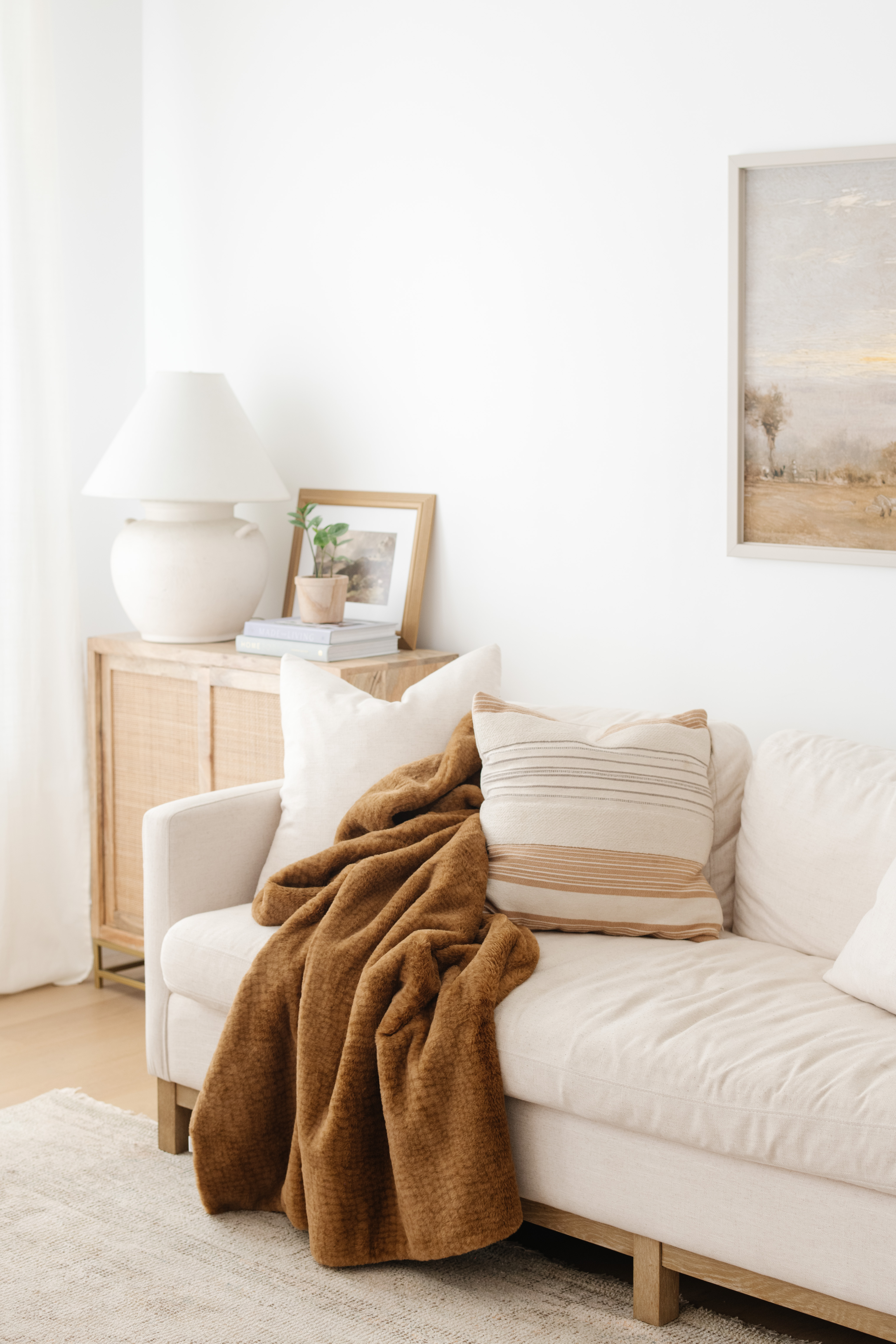 Grand Faux Fur Golden Sable-Throw Luxury Blanket (60x80) 2