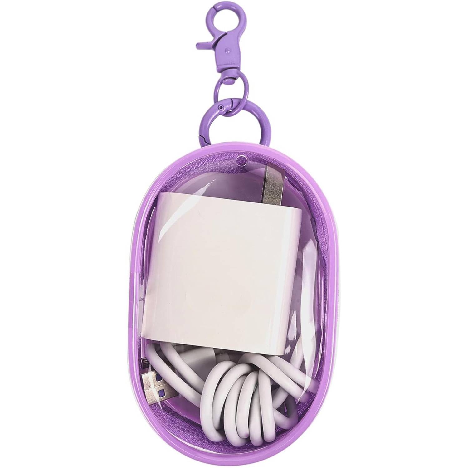 Transparent data cable storage bag 5