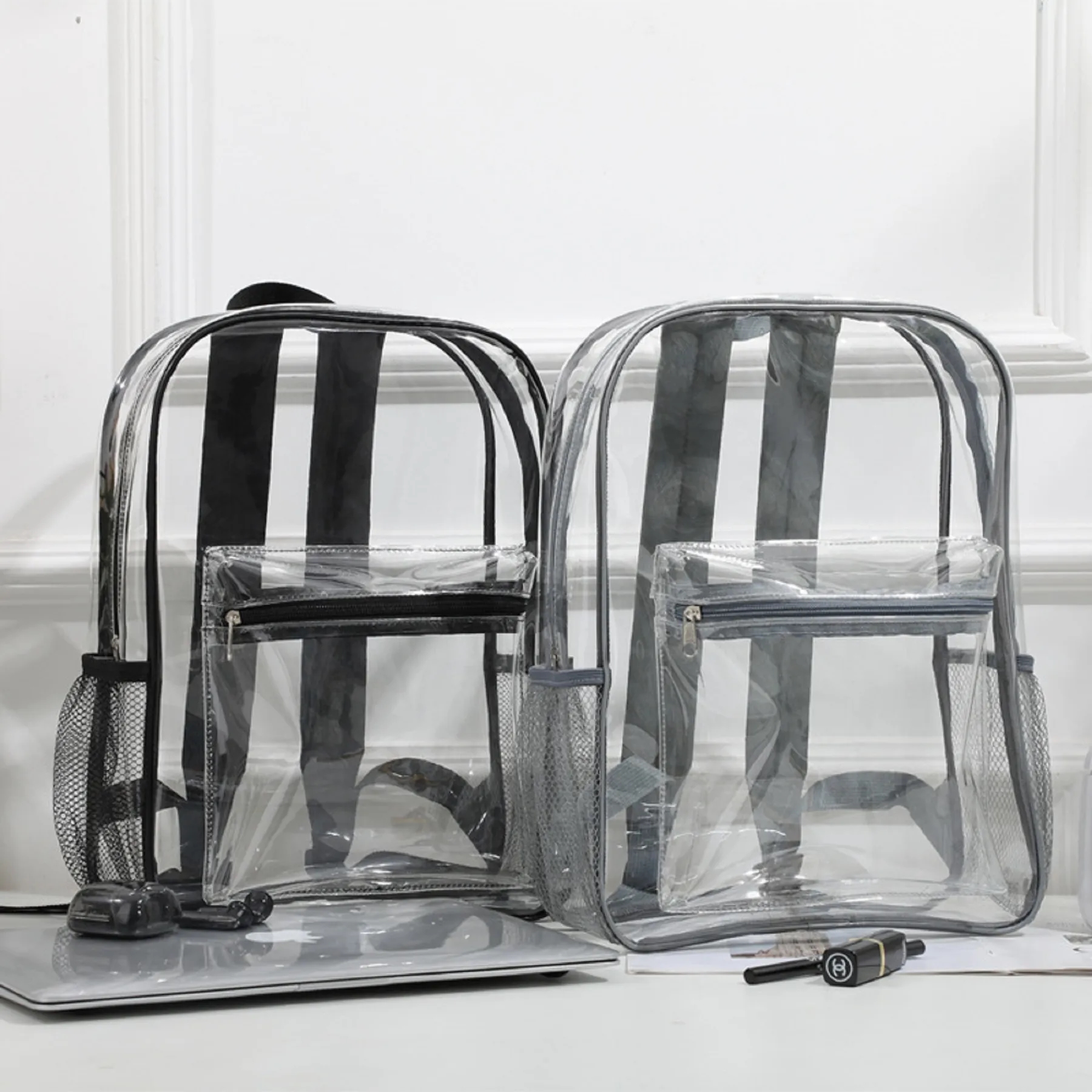 Waterproof Clear Transparent PVC Backpack 8