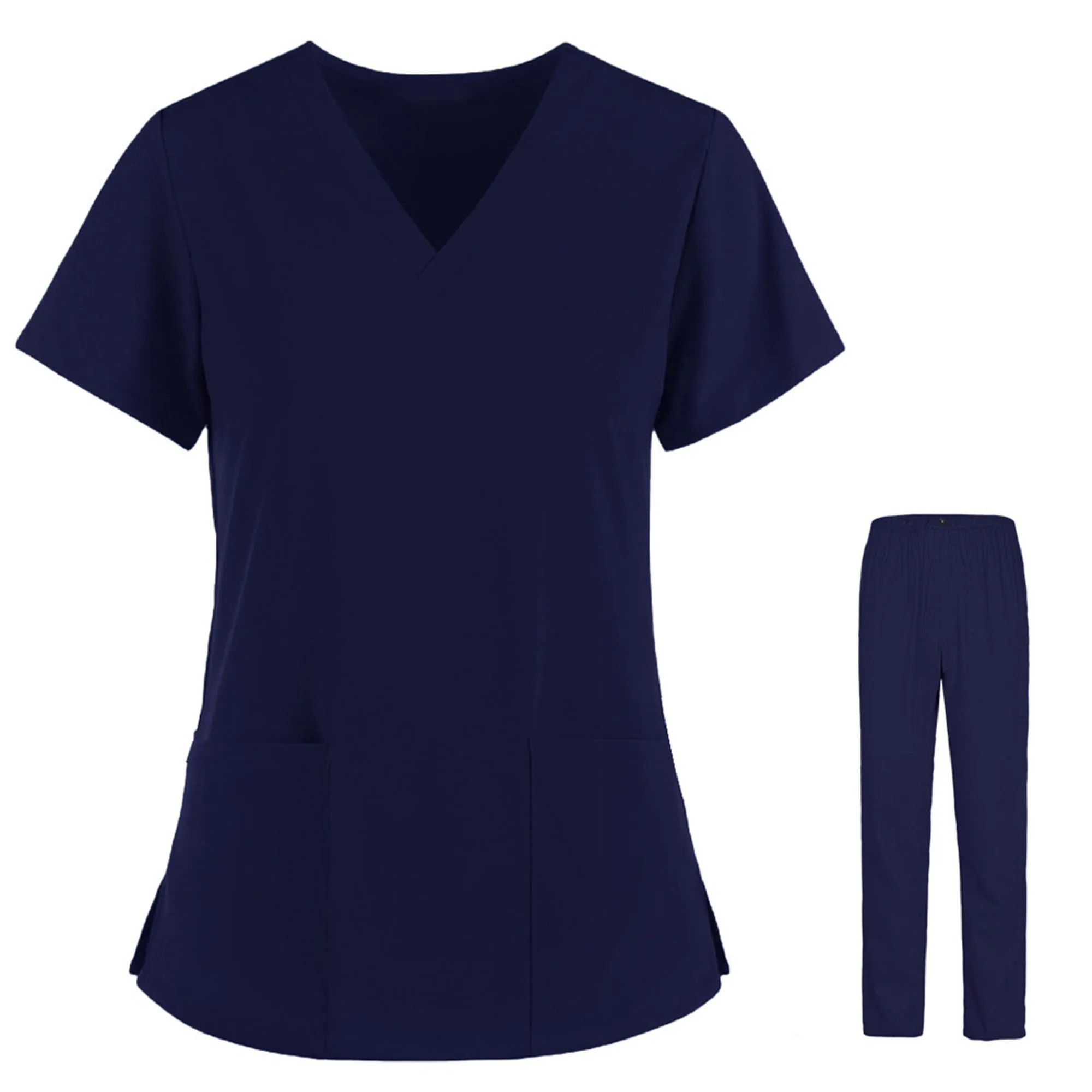 Stretchy Scrubs Medical Nursing Outfit 11