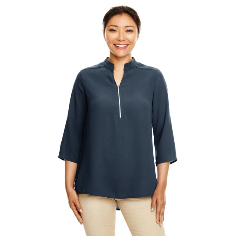 Devon & Jones Ladies' Perfect Fit™ 3/4-Sleeve Crepe Tunic 3