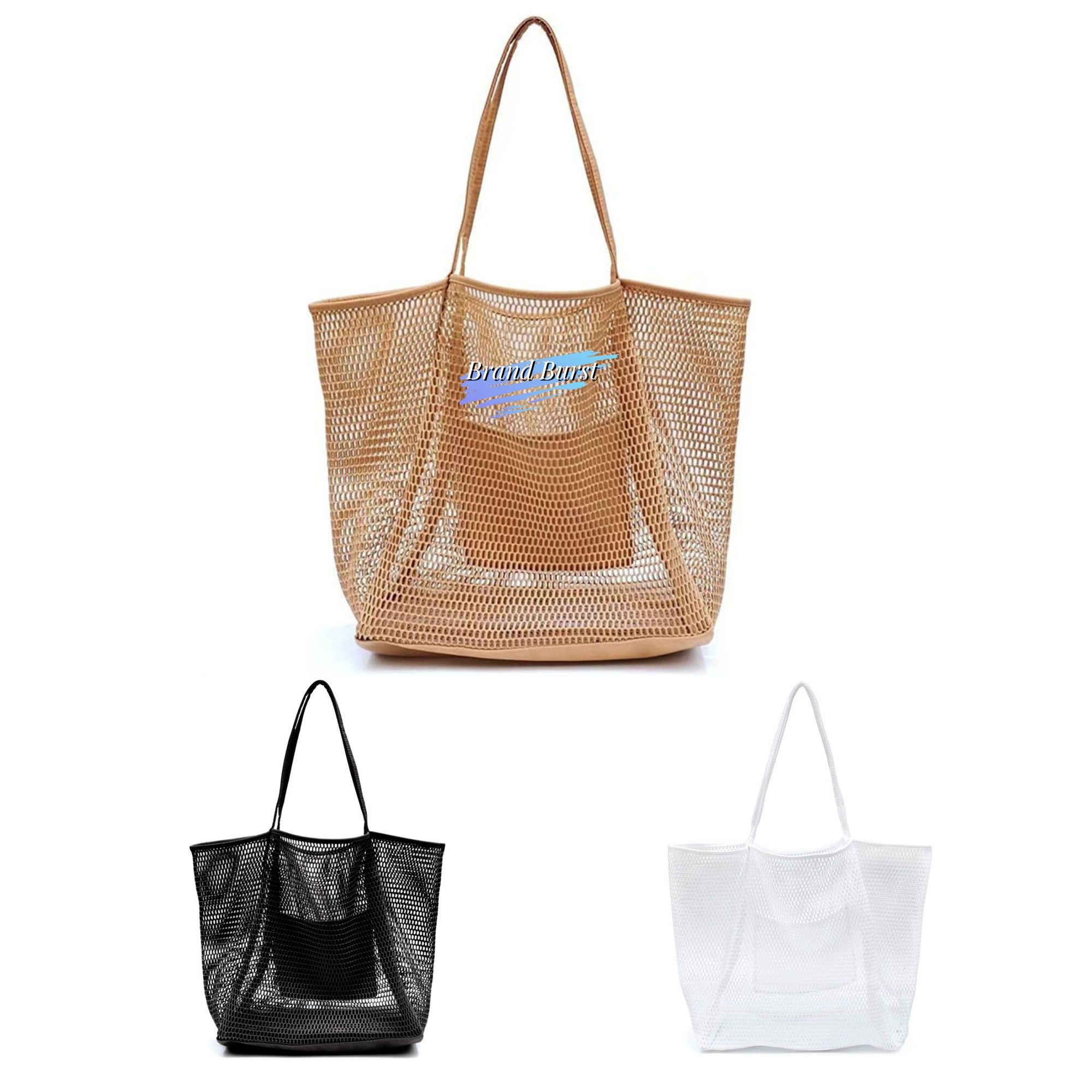 Beach Mesh Tote Bag