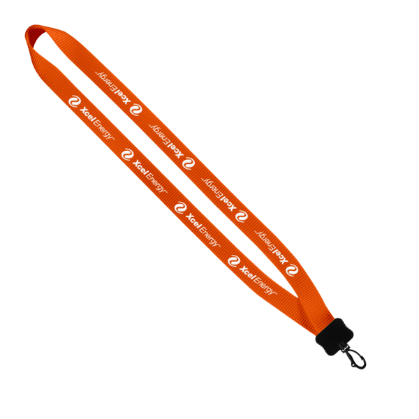 3/4" Smooth Nylon Lanyard with Plastic Clamshell & Swivel Snap Hook 13