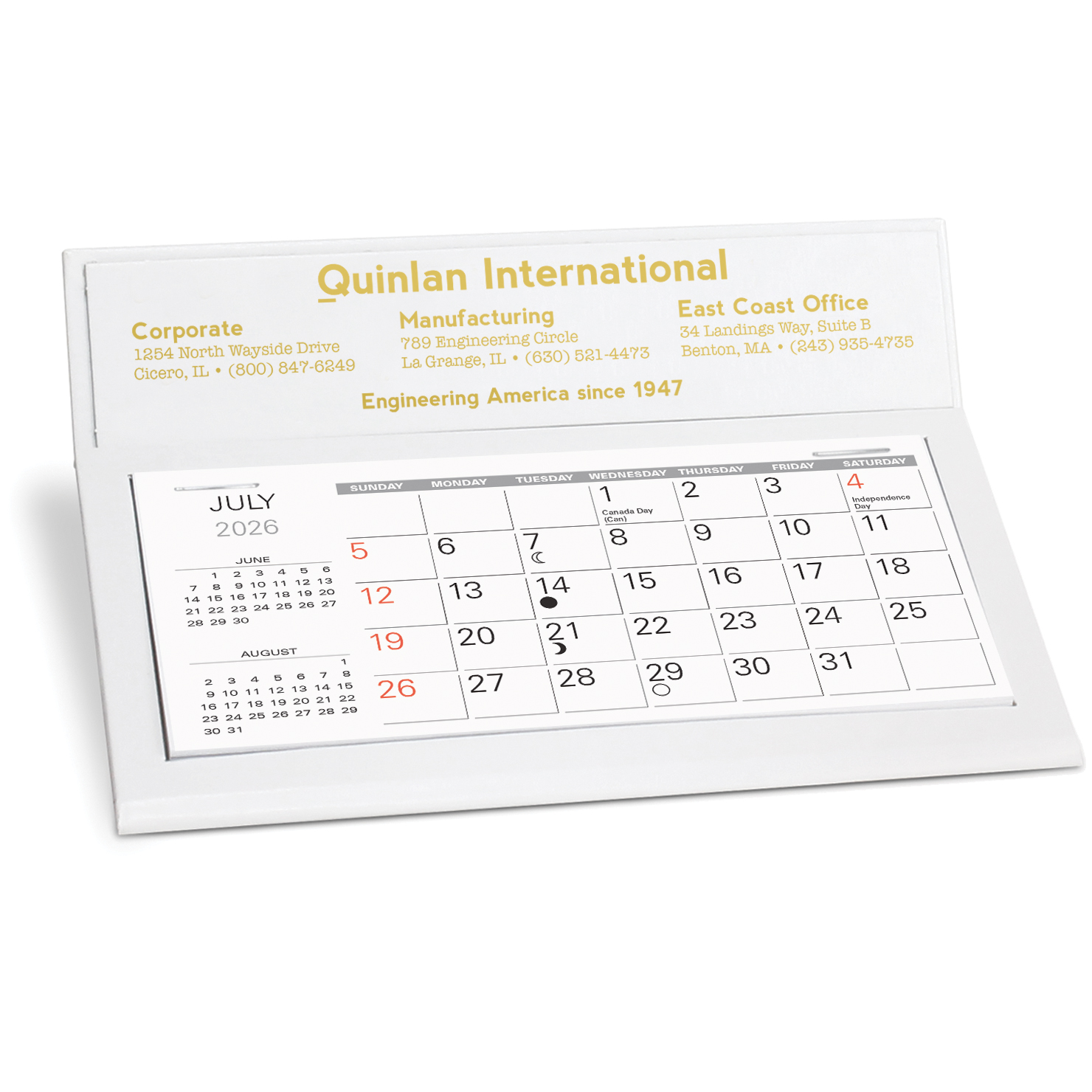 Medalist Desk Calendar 9
