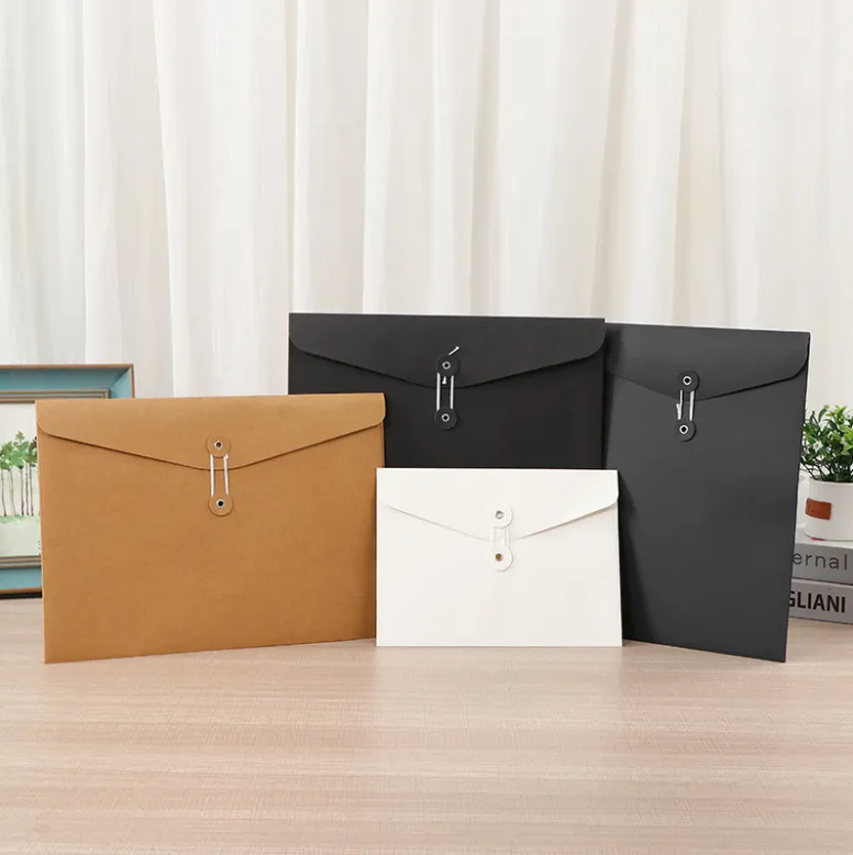 Kraft String Envelope File Folder 3