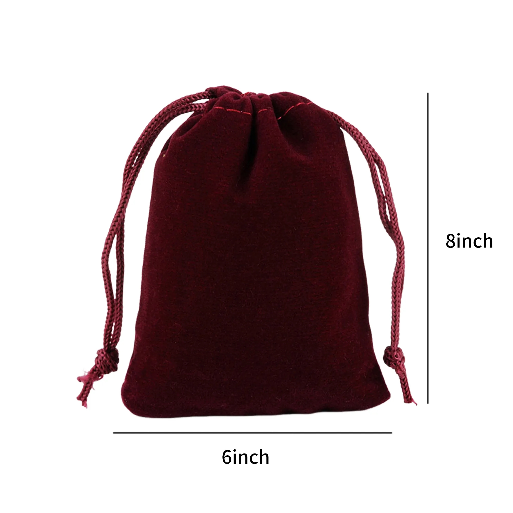 Velvet Gift Bag 5.91x3.94 Inch with Drawstring Closure 9