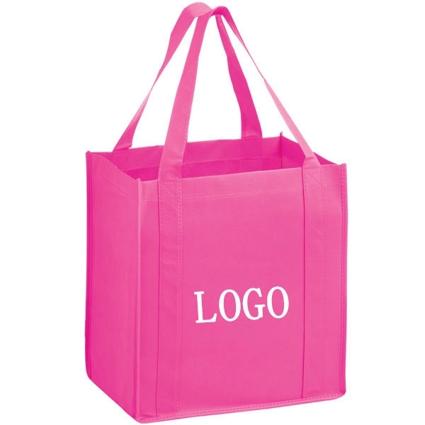 Large Non-Woven Grocery Tote Bags - 13W x 10 x 15H 8
