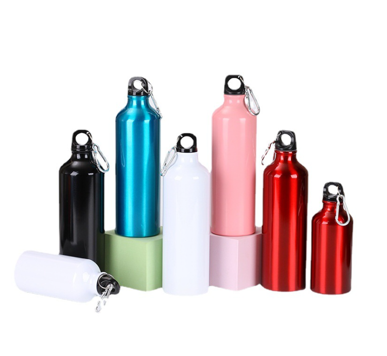 21 oz. Aluminum Sports Water Bottle w/ Carabiner Drinkware, custom water bottle with logo imprint 2