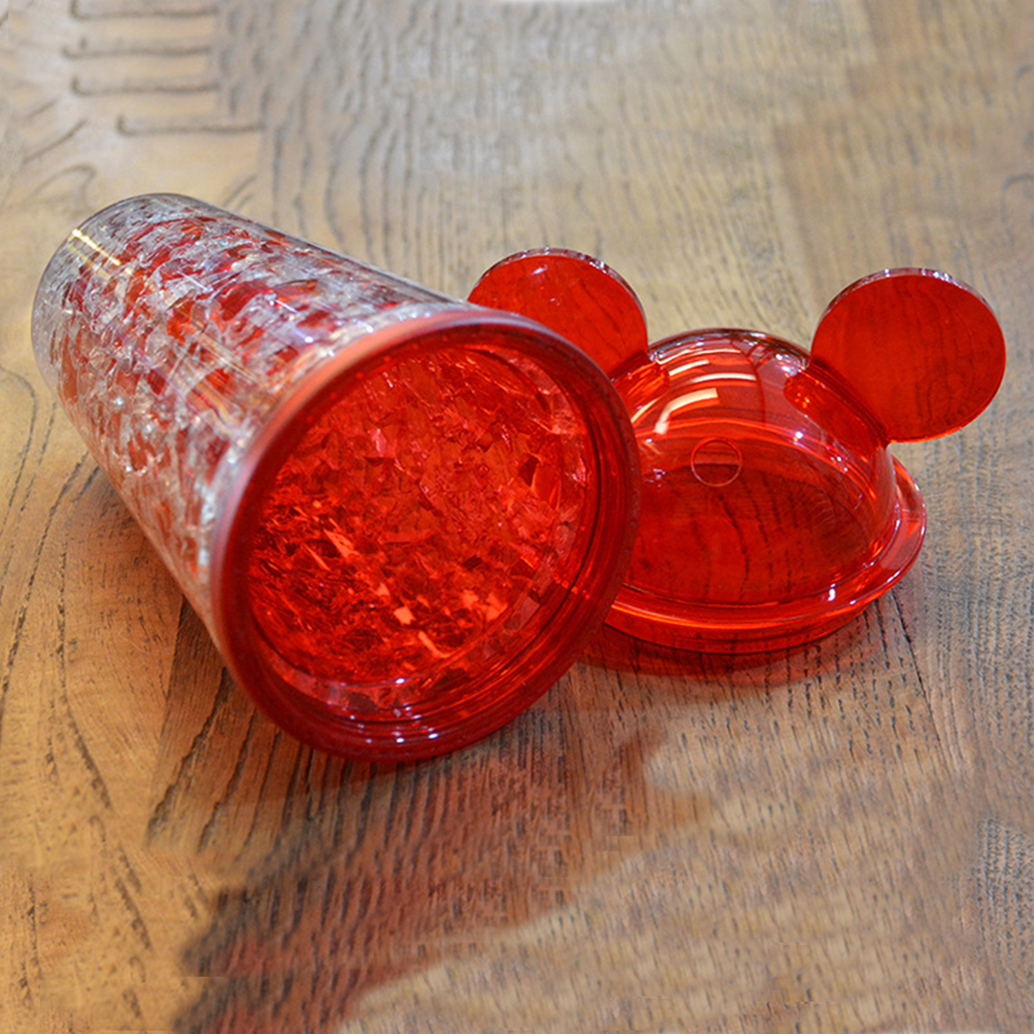 Double-layer insulated plastic straw cup 3