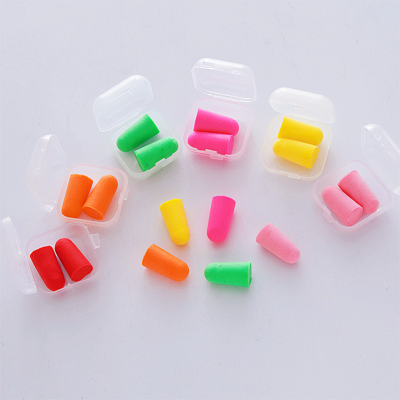 Soft Foam Earplugs With Case 1