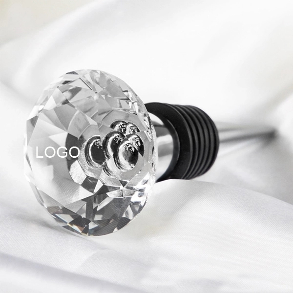 Crystal Diamond Wine Stopper 2