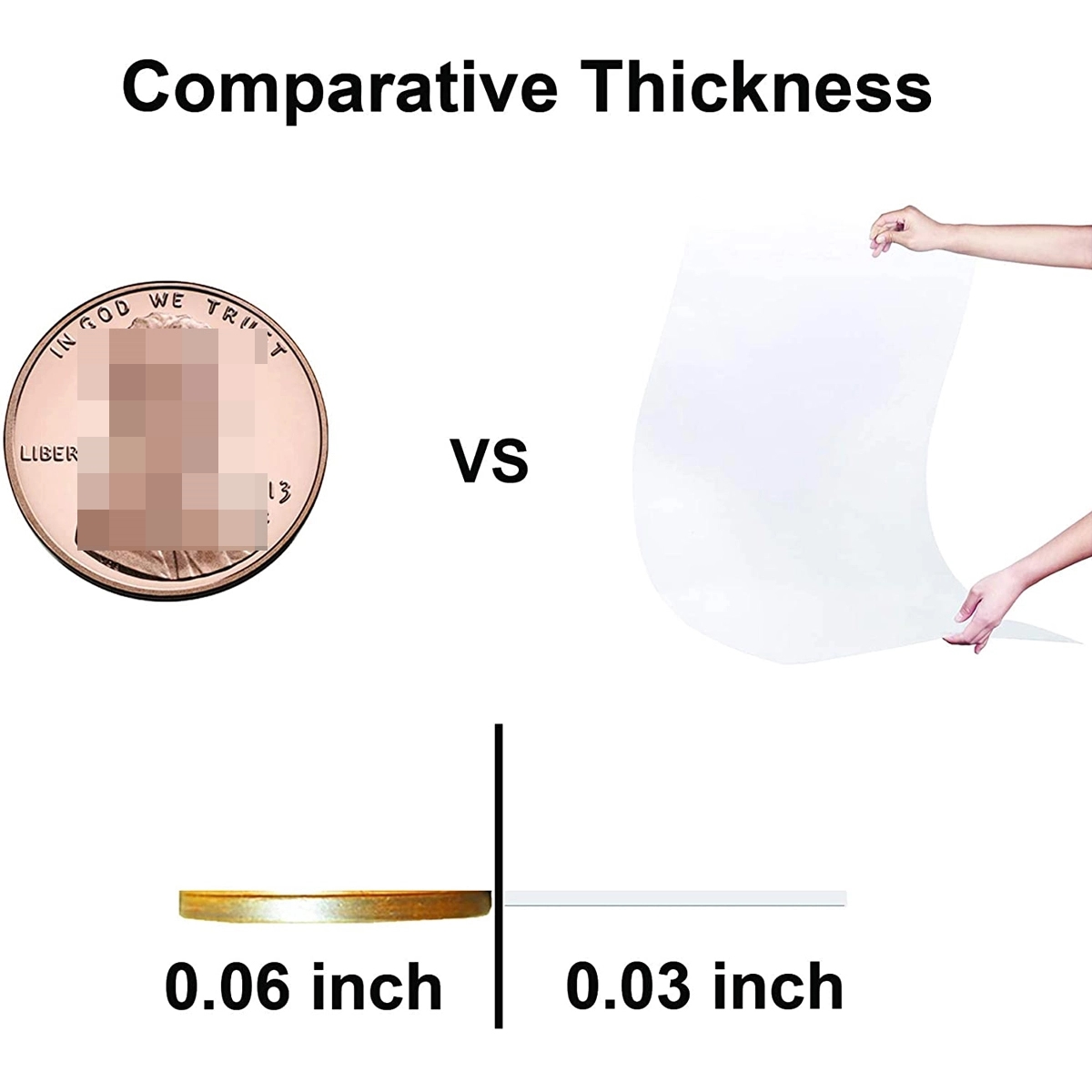 A4 / A3 PET Sheet Lightweight Shatterproof Glass Alternative 2