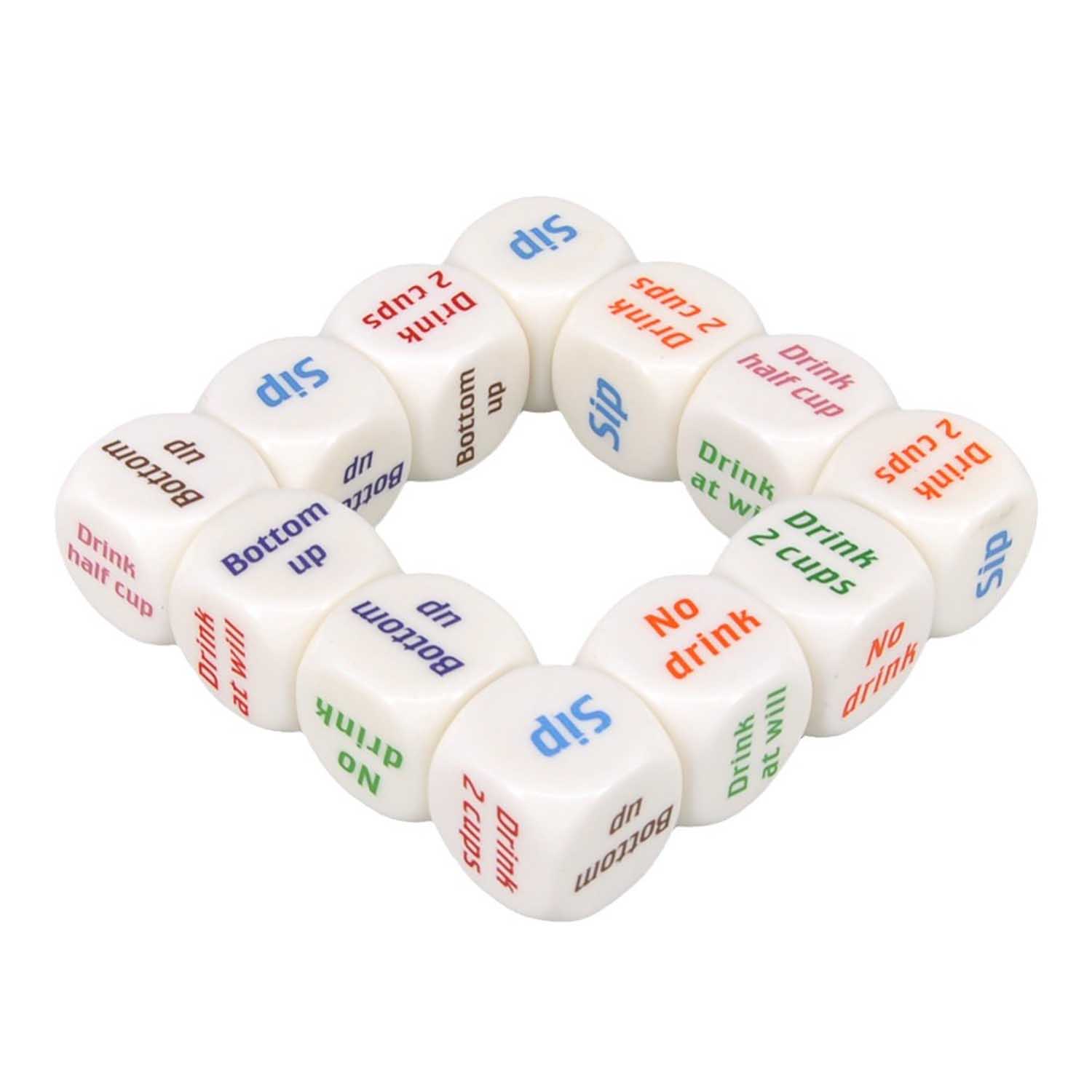 Custom Acrylic Drinking Game Dice 5