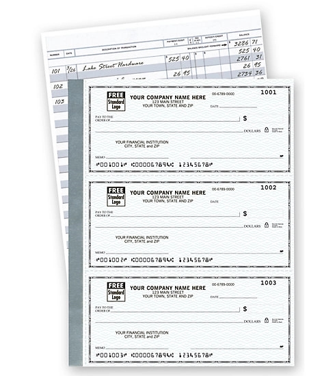 Secretary Deskbook 3-On-A-Page Compact Size Checks 2