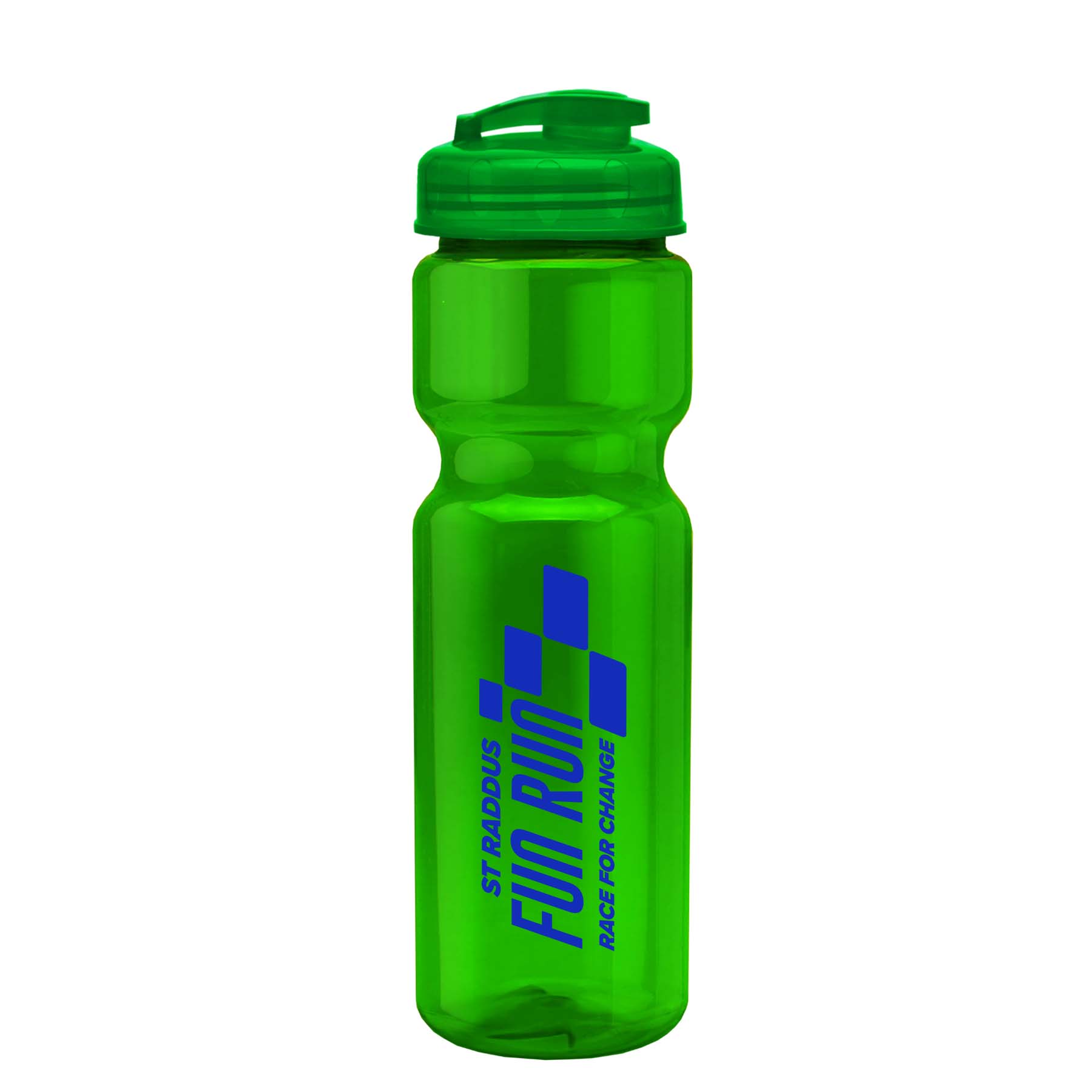 Champion - 28 oz. Transparent Bottle with USA Flip 5