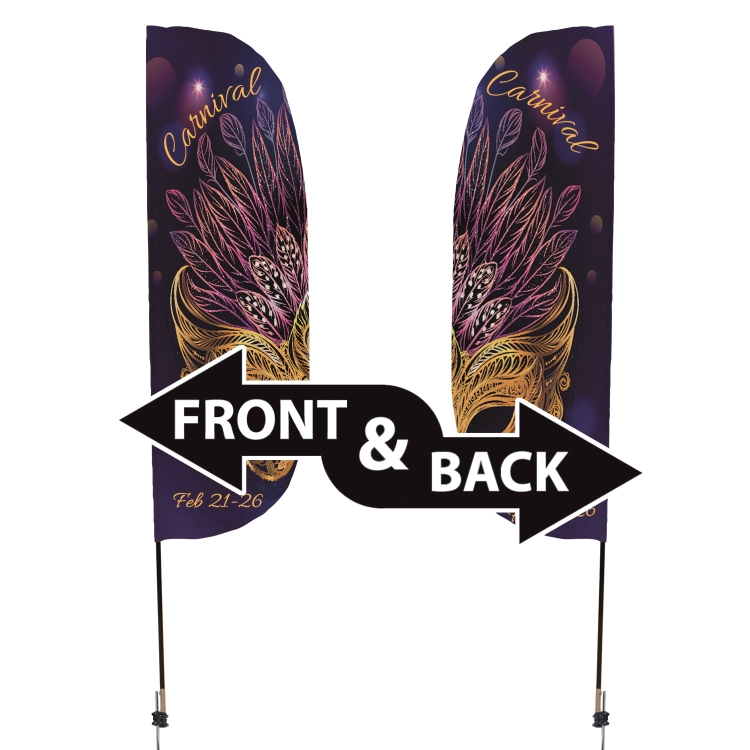 10' Stadium Flutter Flag Kit Single-Sided 4