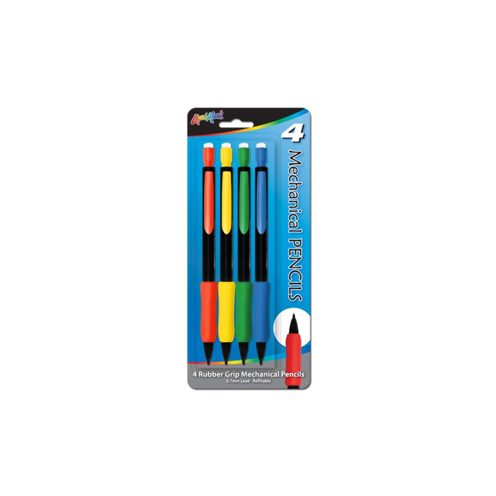 Mechanical Pencils - 4 Count 0.7mm Lead Comfort Grips 2