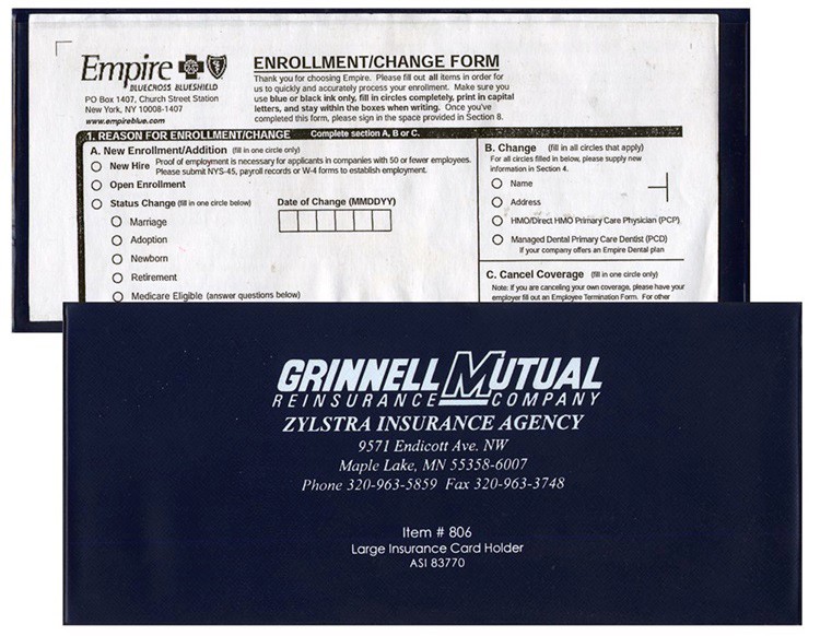 Large Insurance Card Holder 3
