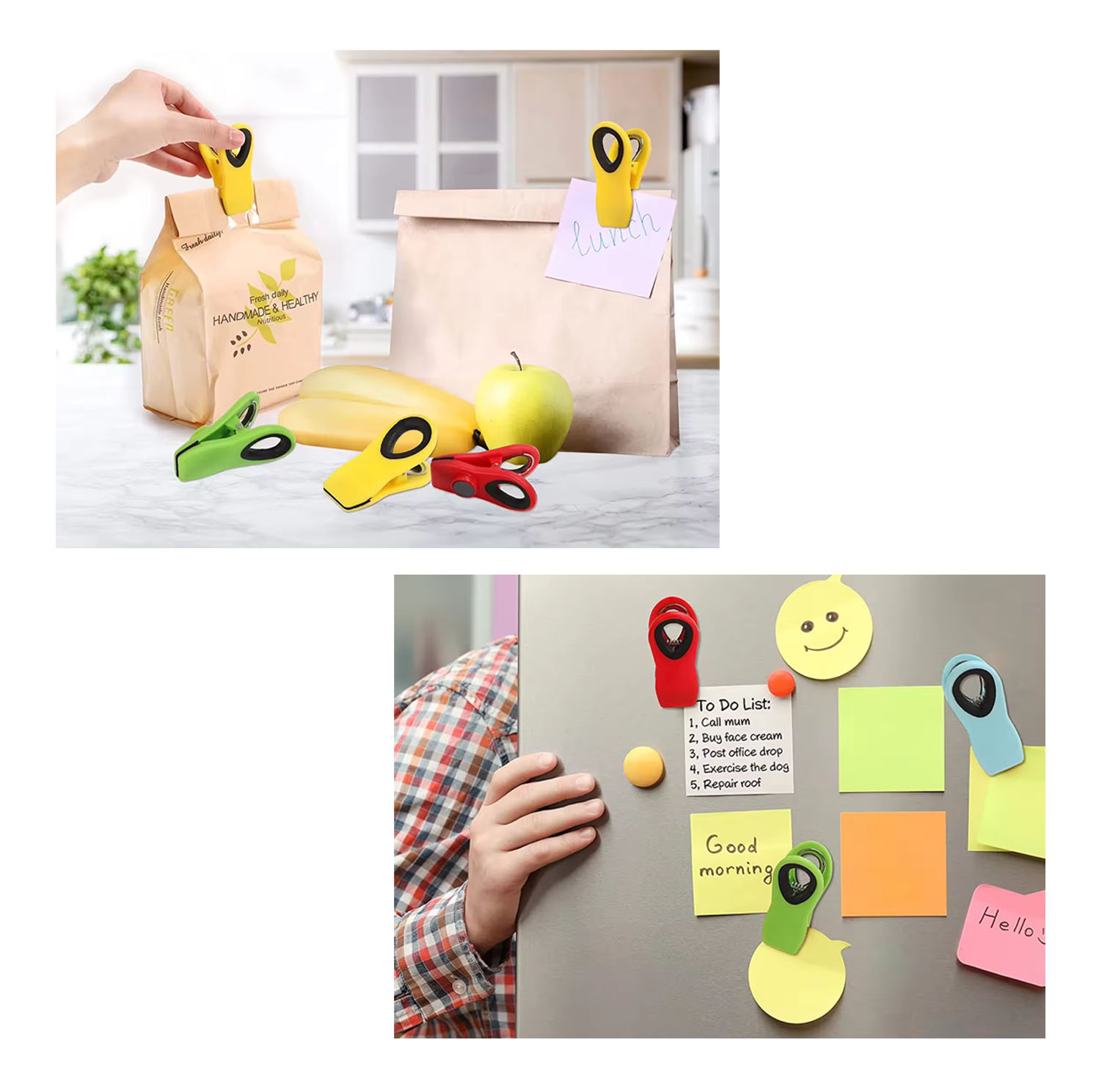 Multifunctional Magnetic Fridge Clip 4