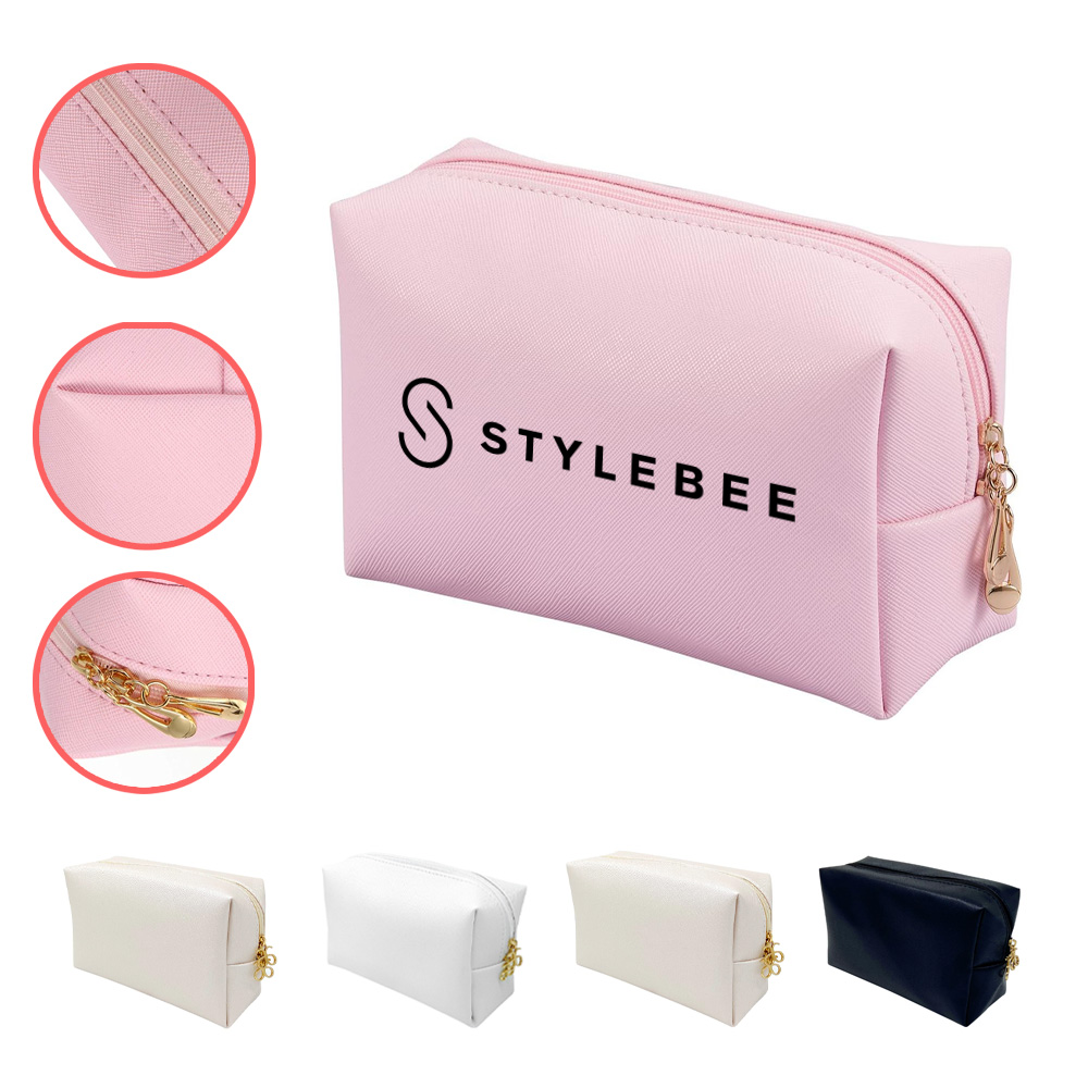 Luxe Saffiano Makeup Pouch 3