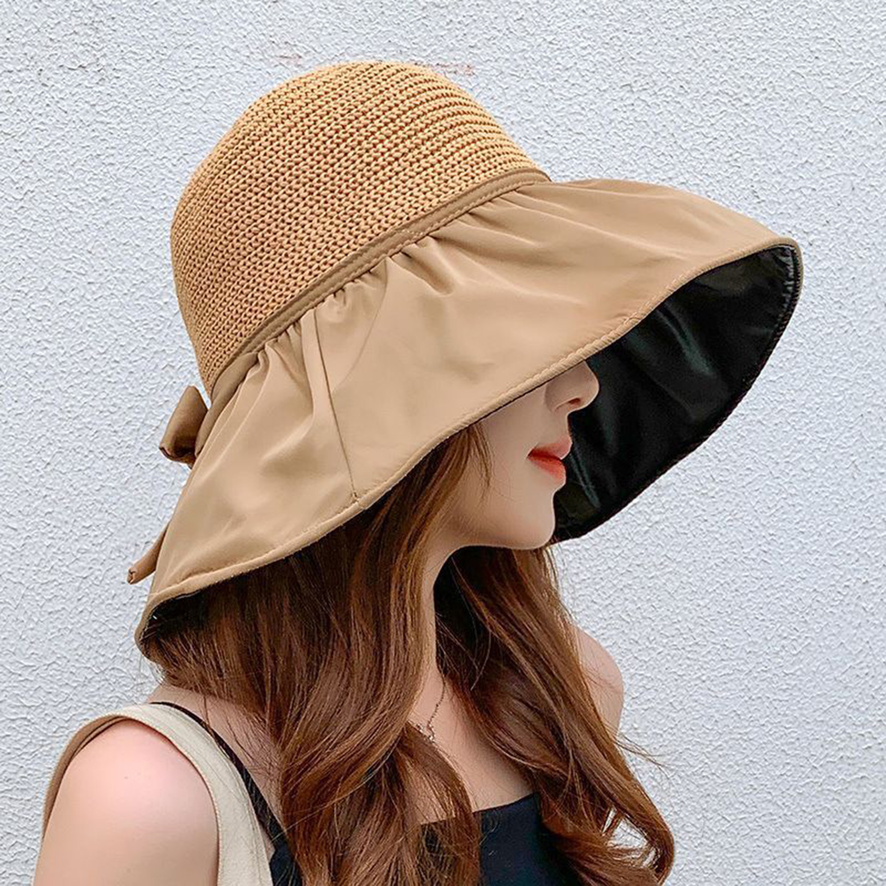 Sun Straw Bow Hat 2