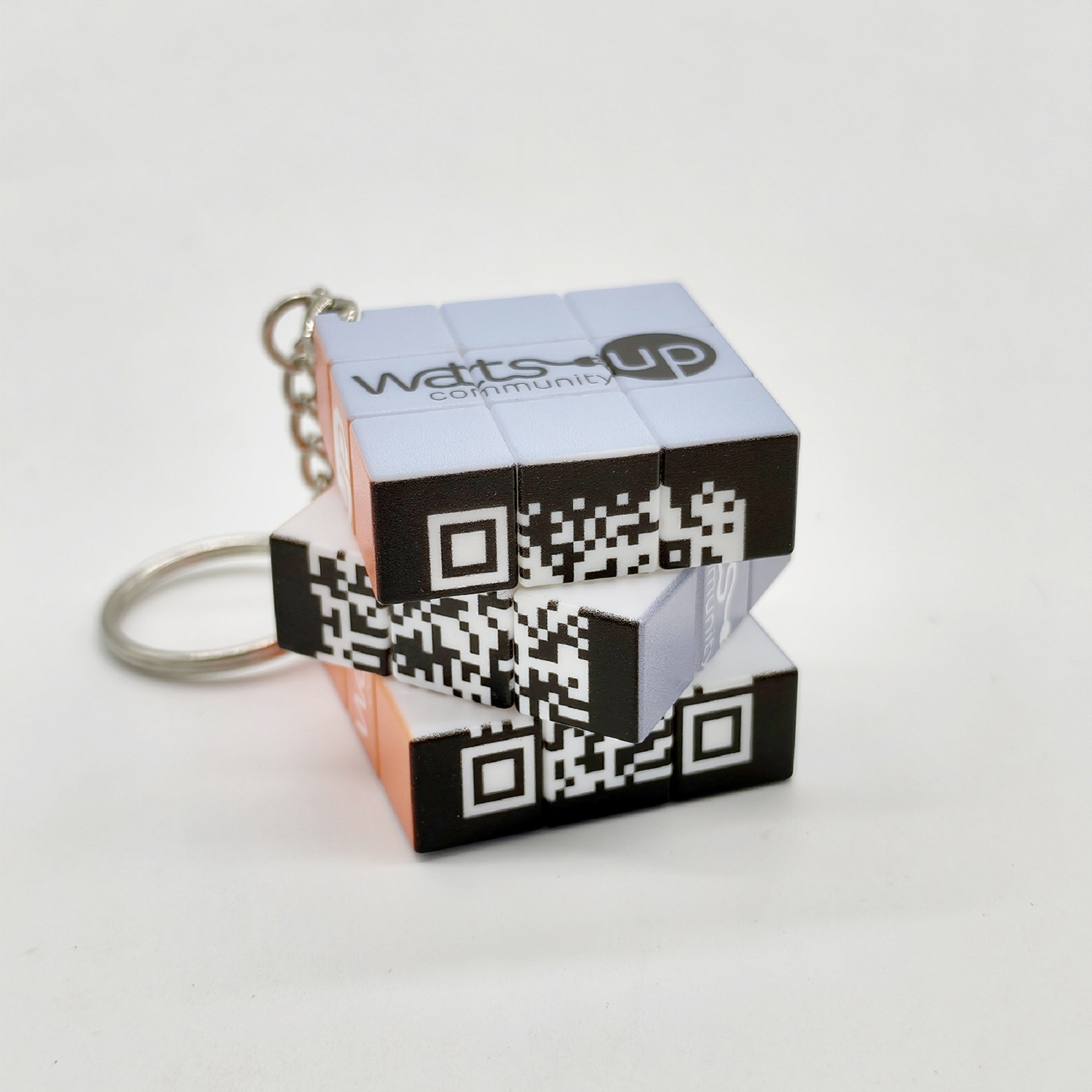 Micro Rubks Cube with Keychain 2