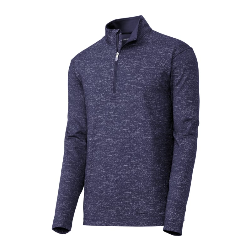 Sport-Tek Sport-Wick Stretch Reflective Heather 1/2-Zip Pullover. 4
