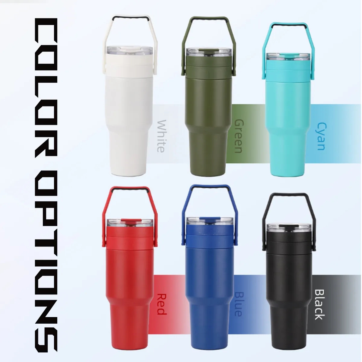 30/40 oz. Stainless Steel Insulated Tumbler with Straw Lid 3