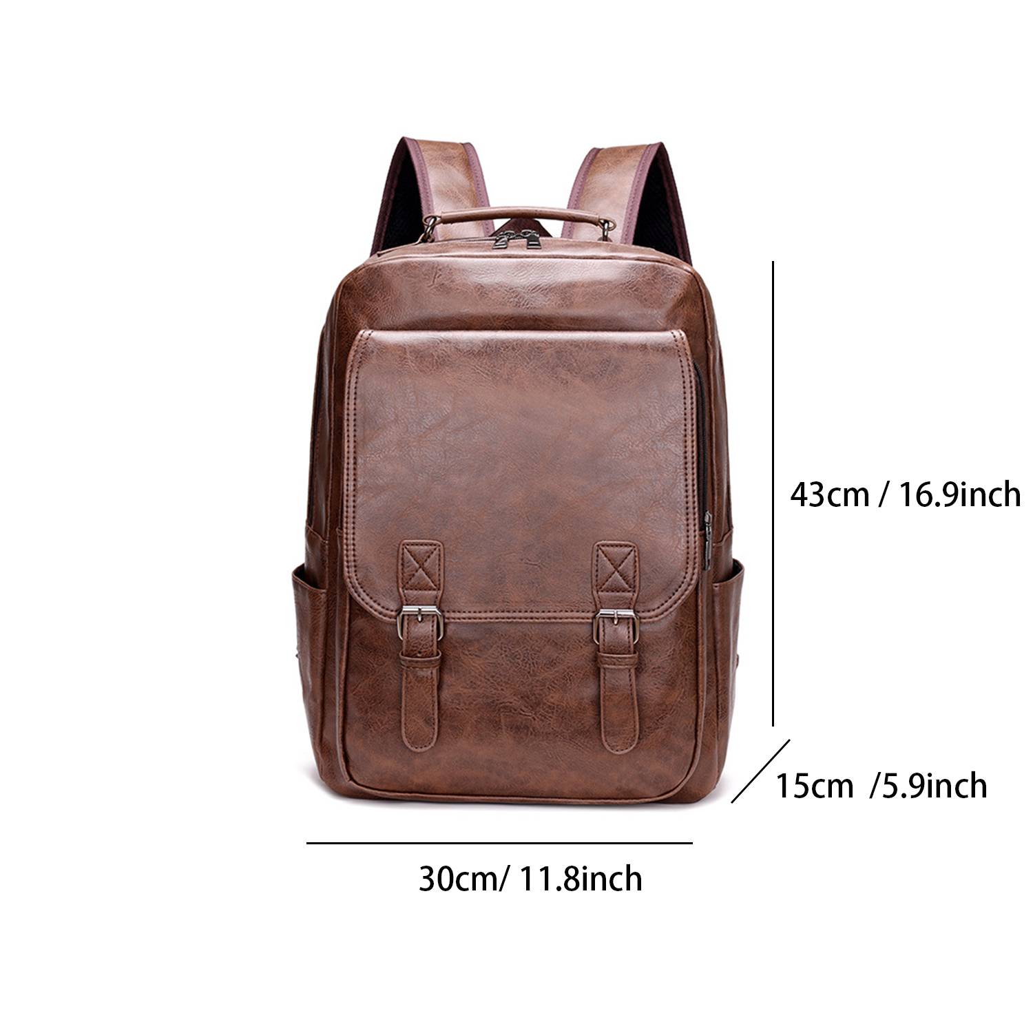PU Leather Travel Backpack 3