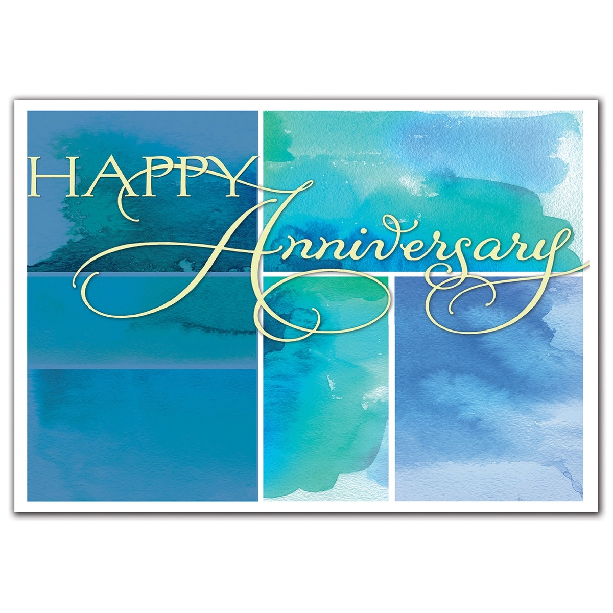 Watercolor Wish Anniversary Cards 1