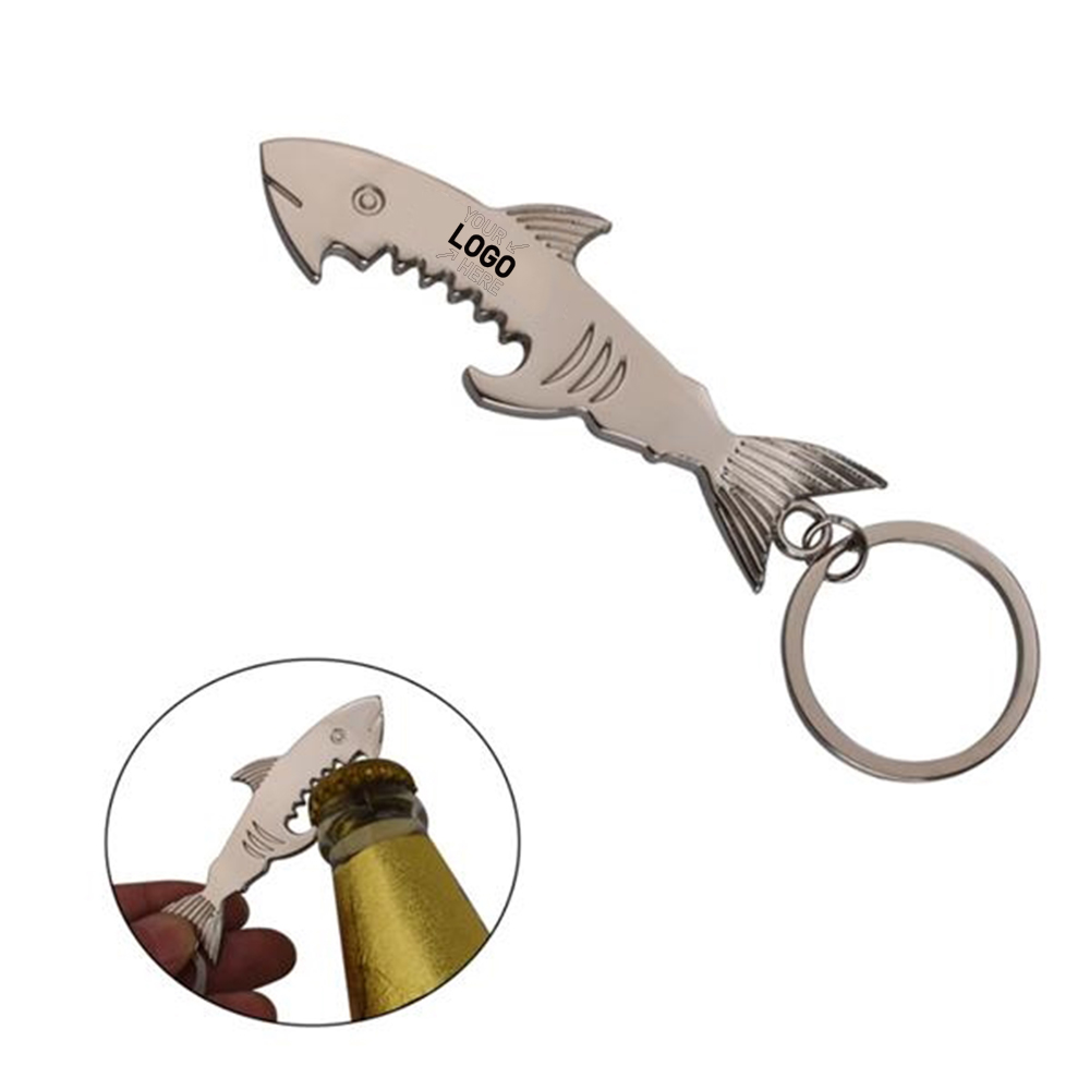 Fish Metal Shark Bottle Opener keychain 4