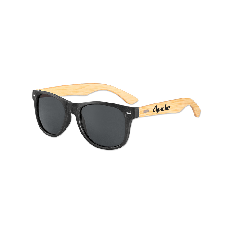 Wheat Straw Frame Iconic Bamboo Arm Sunglasses 3