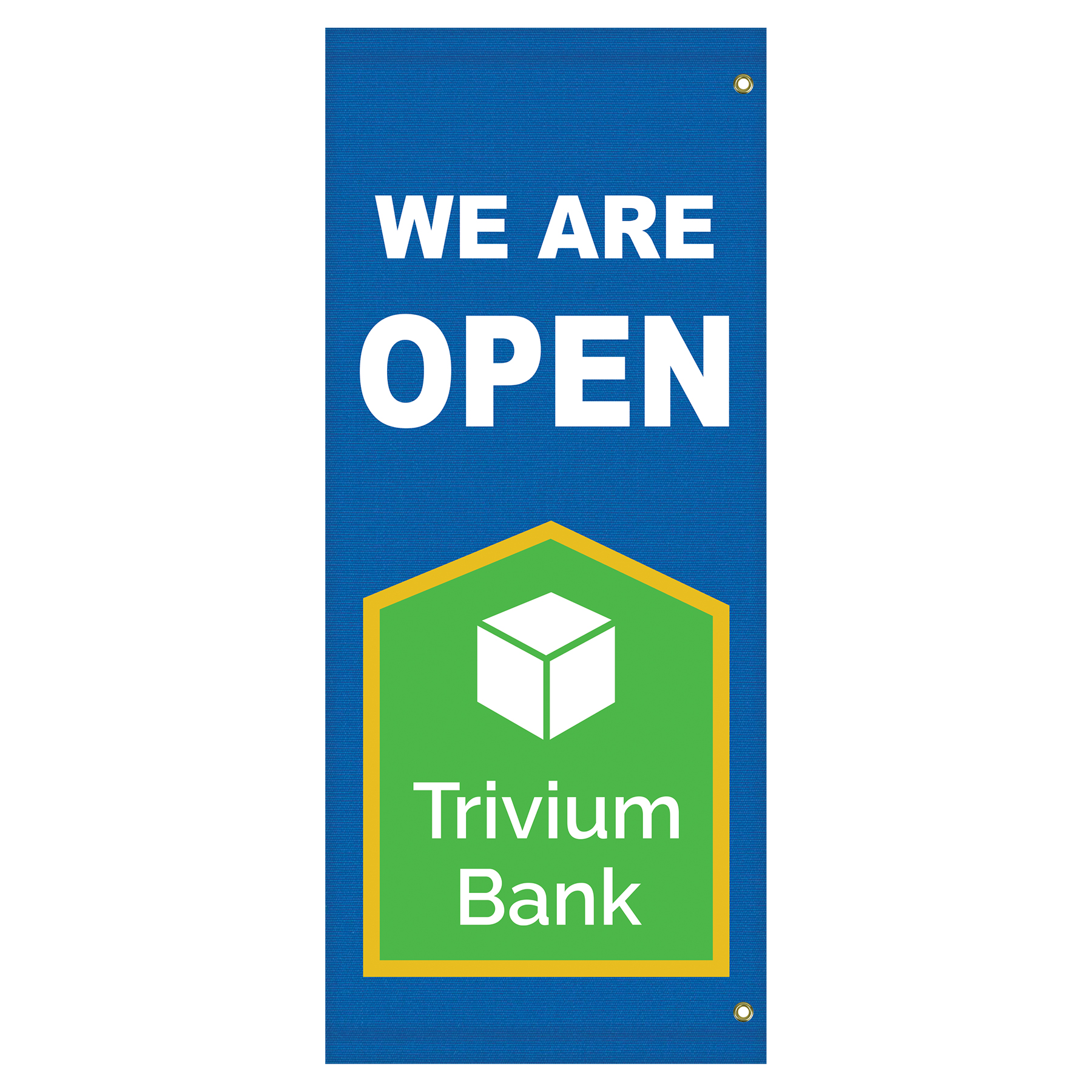 54" x 22" Custom Sunbrella™ Avenue Banner-3 Color Imprint 4